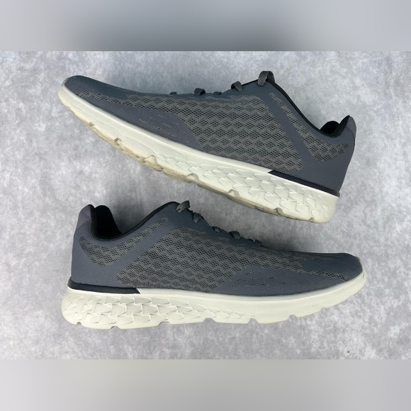 Skechers Men's Quick Fit Athletic Running Logo Shoes Lace Black Size 12‎ - Picture 5 of 11